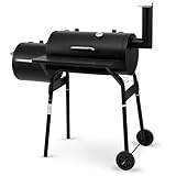 Parrilla de carbón tepro Smoker Wichita, superficie de la parrilla: 54 x 30 cm aprox.