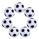 UEETEK 6pcs 32mm mesa Mini pelotas de fútbol para actividades deportivas