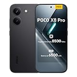 XIAOMI POCO X8 Pro - Smartphone de 12+512GB, Dimensity 8500-Ultra, batería de 6500 mAh, Sensor Sony IMX882 de 50MP con OIS, 1 año de garantía Extra, Cargador no Incluido, Negro (Versión ES)