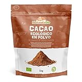 Cacao Ecológico en Polvo 1 Kg. Organic. Bio, Natural y Puro producido a partir de Granos de Cacao Crudo. Cultivado en Perú de la planta Theobroma Cacao.