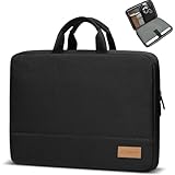 Bagasin Funda para portátil de 15 15,6 y 16 Pulgadas, TSA Resistente al Agua, con protección de 4 Capas, Bolsa de Transporte para MacBook, HP, DELL, Lenovo, ASUS