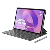 Lenovo Idea Tab – Tablet 11' 2.5K (MediaTek Dimensity 6300, 8 GB RAM, 256 GB UFS, 90 Hz, 4 Altavoces, Wi-Fi 5, Bluetooth 5.2, Android 15) Color Gris – Incluye Teclado Folio + Tab Pen