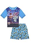 Pijama corto de Disney para niños - Toy Story, Buzz y Woody Azul azul 3-4 Años