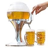InnovaGoods Ball Dispensador de Cerveza Refrigerante, PMMA, Plateado, 24x24x42 cm