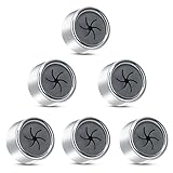 Alyvisun 6 Piezas Colgador Toalla Baño Adhesivo, Colgador Trapos Cocina Redondos de ABS, Toallero Adhesivo Baño Fuerte sin Taladro, Ganchos para Toallas de Pared