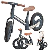 Olmitos – Bicicleta de Equilibrio Plegable para niño Speed-Up - Desde 2 hasta 6 años – Manillar y sillín Ajustable sin Pedales para Aprender – Incluye asa de Transporte (Stellar)