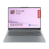 Lenovo IdeaPad Slim 3 Gen 8 – Ordenador Portátil 15.6' FHD (AMD Ryzen 5 7520U, 16 GB RAM, 512 GB SSD, Gráficos AMD Radeon 610M, Wi-Fi 6, Win 11 Home, Office Trial) Teclado QWERTY Español – Gris Ártico