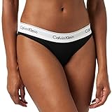 Calvin Klein Mujer Slip con Forma de Bikini Algodón con Stretch, Negro (Black), S