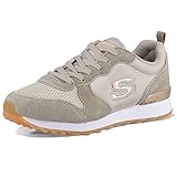 Skechers Mujer Og 85 Goldn Gurl Trainers, Taupe Suede/ Mesh/ Nylon/ Rose Gold Trim, 38 EU
