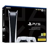 Playstation 5 Digital Consola + 2 Mandos Inalámbrico Dualsense blanco