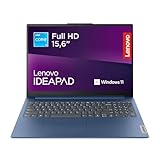 Lenovo IdeaPad Slim 3 Gen 8 – Ordenador Portátil 15.6'' FHD (Intel Core i3-N305, Intel UHD Graphics, 8 GB RAM, 256 GB SSD, Wi-Fi 6, Win 11 Home, Office Trial) Teclado QWERTY Español - Azul Abismo