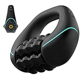 Masajeador eléctrico de mano con rodillos de tejido profundo, 3 niveles de intensidad, 24 botones de masaje, para un suave calor hasta un masaje profundo intenso.