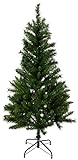Amazon Basics - Árbol de Navidad artificial, 299 ramas con soporte de metal, 150 cm de alto