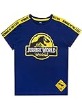 Jurassic World Camiseta para Niños Dinosaurio Azul 6-7 años