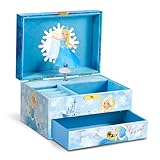 CRAZE Music Box Princess | Caja Musical con Princesa Giratoria, Espejo y Cajón | Joyero Musical para Niñas con Melodía Clásica | Regalo para Cumpleaños y Navidad