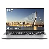 Breloom Laptop empresarial Win 11 de 15.6 pulgadas, DDR4 de 6 GB SSD de 128 GB, portátiles Celeron N4500 con procesador para estudiantes, pantalla FHD de 1920 x 1080, Wi-Fi 5, BT5.0, teclado en inglés