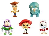Disney Toy Story 4 Pack de 5 Mini Figuras de la Película, Juguetes Niños +3 Años (Mattel GDL64)
