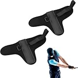 CaiYuanGJ 2 Piezas Trainer Muñequera de Golf, Golf Training Wrist Muñequera, Fijador Muñeca Protector Ayuda, Adecuado para Principiantes, Corregir La Postura y Proteger La Muñeca