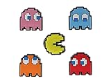 Crocs Pac Man 5 Pack Decoración de zapatos, Jibbitz, Multicolor, Niños, Talla Única