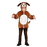 WIDMANN 97472 ? Disfraz para niños perro de peluche, chaqueta con capucha y máscara , color/modelo surtido