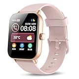 Reloj Inteligente Mujer Llamadas Bluetooth y Alexa, 1.8' Smartwatch Mujer SpO2/Frecuencia Cardíaca/Sueño, Contador de Calorías/Pasos/Distancia, 100 Modos Deportivos, IP68 Regalo Mujer para Android iOS