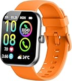 Reloj Inteligente Hombre Mujer, 1.96' Smartwatch con Llamada Bluetooth, Pulsómetro/Monitor de Sueño/SpO2/Podómetro, 113+ Modos Deportes Pulsera Actividad Impermeable IP68 Smart Watch para Android iOS