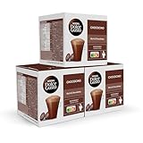 NESCAFÉ Dolce Gusto Chococino - Cápsulas de Café, 48 Cápsulas (3x16) - 24 Tazas de Café (2 cáps. por taza) - Bebida chocolateada - Originales para cafeteras Dolce Gusto
