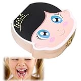IEBTAWN 1 Pieza Caja Dientes De Leche Niña, Cajita Madera Guardar Dientes, Niña 5 6 7 8 9 Años Caja De Dientes Unisex Para Guardar Dientes De Leche, Madera