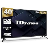 TD Systems - Televisor 40 Pulgadas Full HD, No Smart TV, Television TDT HD, 3 años de garantía, Modelo 2024 - PRIME40C19F