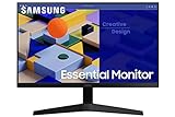 Samsung LS24C312EAUXEN - Monitor de 24' FullHD (1920 x 1080, 16:9, 75Hz, 5ms, Diseño sin Bordes, LED, Panel IPS, AMD FreeSync, Modo Eye Saver, Flicker Free), Negro, Version 2023