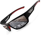 PUKCLAR Gafas de Sol Polarizadas Hombre UV405 Protección Total | Cristales Espejo Anti-Reflejantes | Montura Ligera y Flexible Schockflex | Diseño Moderno Unisex para Conducir, Pescar