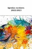 Agendas escolares 2022-2023: Planificador 2022 2023 semana vista , agenda escuela infantil primaria intermedia estudiante universitario ,color.