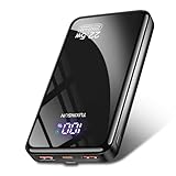 Power Bank 22.5W 20000mAh Bateria Externa Carga Rapida, Bateria Portatil PD3.0 QC4.0, Powerbank USB C Input & Output con Pantalla LCD Compatible con Smartphones, smartwatches, etc (black01)
