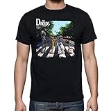 Camiseta de Hombre Star Wars Dark Vader Yoda Death Star Abbey Road 207 L