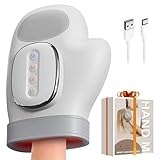 Cordless Electric Hand Massager with Heat Therapy & Compression, 5 Adjustable Levels, 3 Modes for Arthritis, Carpal Tunnel & Hand Fatigue Relief, Portable & Rechargeable for Home & Travel