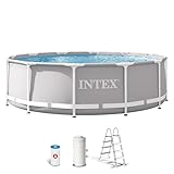 Intex 26716NP - Piscina Redonda Desmontable intex Prisma Frame 366x99 cm con depuradora