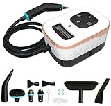 Vaporeta Limpieza Hogar, 4 Bar Limpiador A Vapor Vaporeta De Mano Steam Cleaner Vaporeta Limpieza Hogar Potente PortáTil Maquina de Vapor Limpieza Sofa Coche Cocina, 1500w, 1250ml