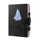 Cuaderno Star Wars Darth Vader : Cuaderno A5 punteado con Boli - Diario personal o Journaling notebook A5 | Bullet journal - Cuadernos tapa dura con marcapáginas, 192 págs