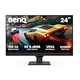 BenQ GW2490E 24 Pulgadas Eye-Care Gaming Monitor, 100Hz, 1920x1080p, IPS, Flicker-Free, Low Blue Light Plus, Certificado TÜV Rheinland, 2X HDMI, DisplayPort