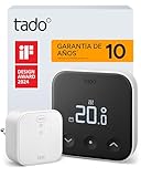 tado° Termostato inteligente X, Starter Kit, termostato con cable y Bridge X, aplicación y altavoz inteligente (Alexa, Siri, Google Assistant), instalación sencilla