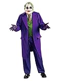 Hombre Disfraz Batman The Joker Dark Knight con máscara, talla XL