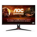 AOC Gaming 27G2ZNE - 27' Full HD Monitor, 240 Hz, 0,5 ms MPRT, Adaptive Sync (1920x1080, HDMI 1.4, DisplayPort 1.2) Black/Red