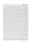 Gardinia 10005895 - Persiana veneciana con filtrado de luz, de metal, 90 x 130 cm, Blanca