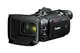 Canon LEGRIA GX10 - Videocámara (4K a 50 fps, Wide DR, 15x Zoom Optico, WiFi, Enfoque AF Dual Pixel CMOS preciso) Color Negro