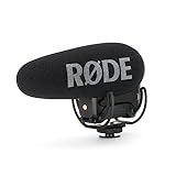 RØDE Videomic Pro+ Micrófono de cañón premium, con filtro de paso alto, Pad, canal de seguridad para filmación, creación de contenido y grabación de ubicación
