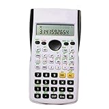 Calculadora científica científica digital 12 Calculadora 2 Función estudiante de escuela Línea Visualización de la calculadora Máquina calculadora Negro
