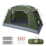 Night Cat Tienda de Campaña para 1 Persona: Impermeable Montar Fácil Ligero 3 Estaciones para Trekking Senderismo Festivales Al Aire Libre
