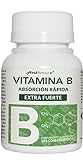 VITAMINA B EXTRA FUERTE | 365 Comprimidos (Suministro Por 12 Meses) | Complejo de Vitamina B con Vitamina B1, B2, B3, B5, B6, B12, con Biotina, Ácido Fólico y Vitamina B12 | Sin Gluten Y Lactosa