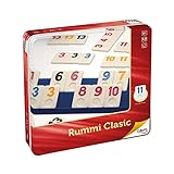 Cayro - Rummi - + 8 Años - Modelo Clásico - Juegos Divertido de Mesa para Niños y Adultos - 106 Piezas, 1 Bolsa de Tela y 4 Soportes - 2 a 4 Jugadores