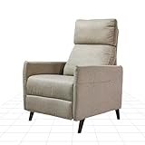 FLEXISPOT sillón de relajación con Respaldo Ajustable - sillón para TV Ajustable, sillón para TV con función reclinable, Respaldo Ajustable 125° -160° - sillón Relax (Marrón)